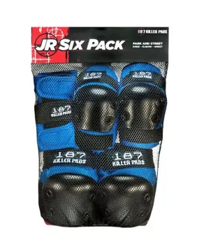 187 - Junior Six Pack Pad Set Blue