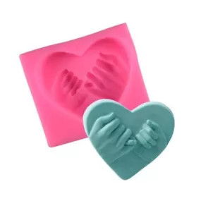 3D Love Heart Shaped Silicone Soap Mold Diy Cake Candel Chocolate Soap Mold Mould Fondant Sugar Art