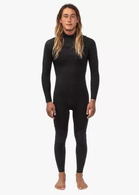 7 Seas 4-3 Full Chest Zip Wetsuit- Tonal Logos