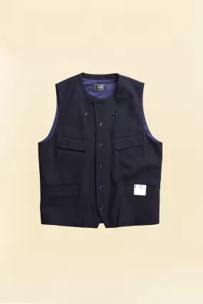 Addict Clothes ACVM Herringbone Vest - Navy