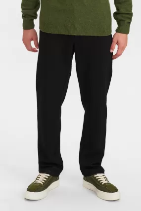 AKJOHN ELASTIC SOLID PANT - Caviar