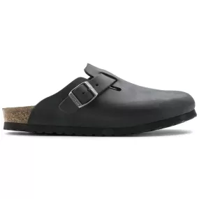 Birkenstock Boston - Black Oiled Leather