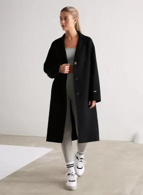 Black Classic Wool Coat