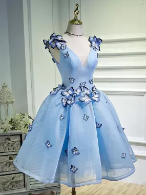 Blue Chic Homecoming dress Cheap Party Homecoming Dress ER038