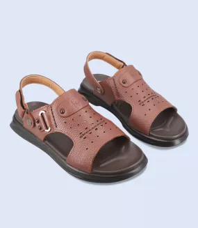 BM4420-RUST-Men Comfort Sandal