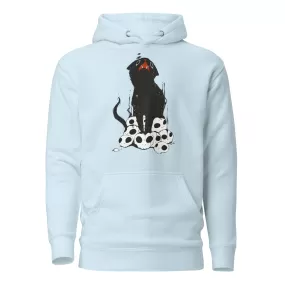 Cat And Skulls 2, Unisex Hoodie