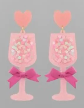 Champagne On Ice Earrings