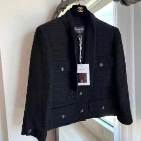 Chanel Black Tweed 21C Jacket