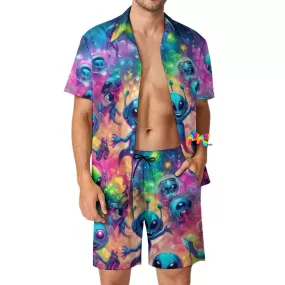 Groove Fest Men's Rave Swim Shorts Set