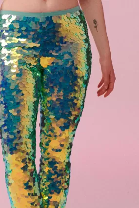 INDUS SEQUIN LEGGINGS - CHAMELEON