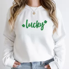 Lucky St Patricks Day Sweatshirt