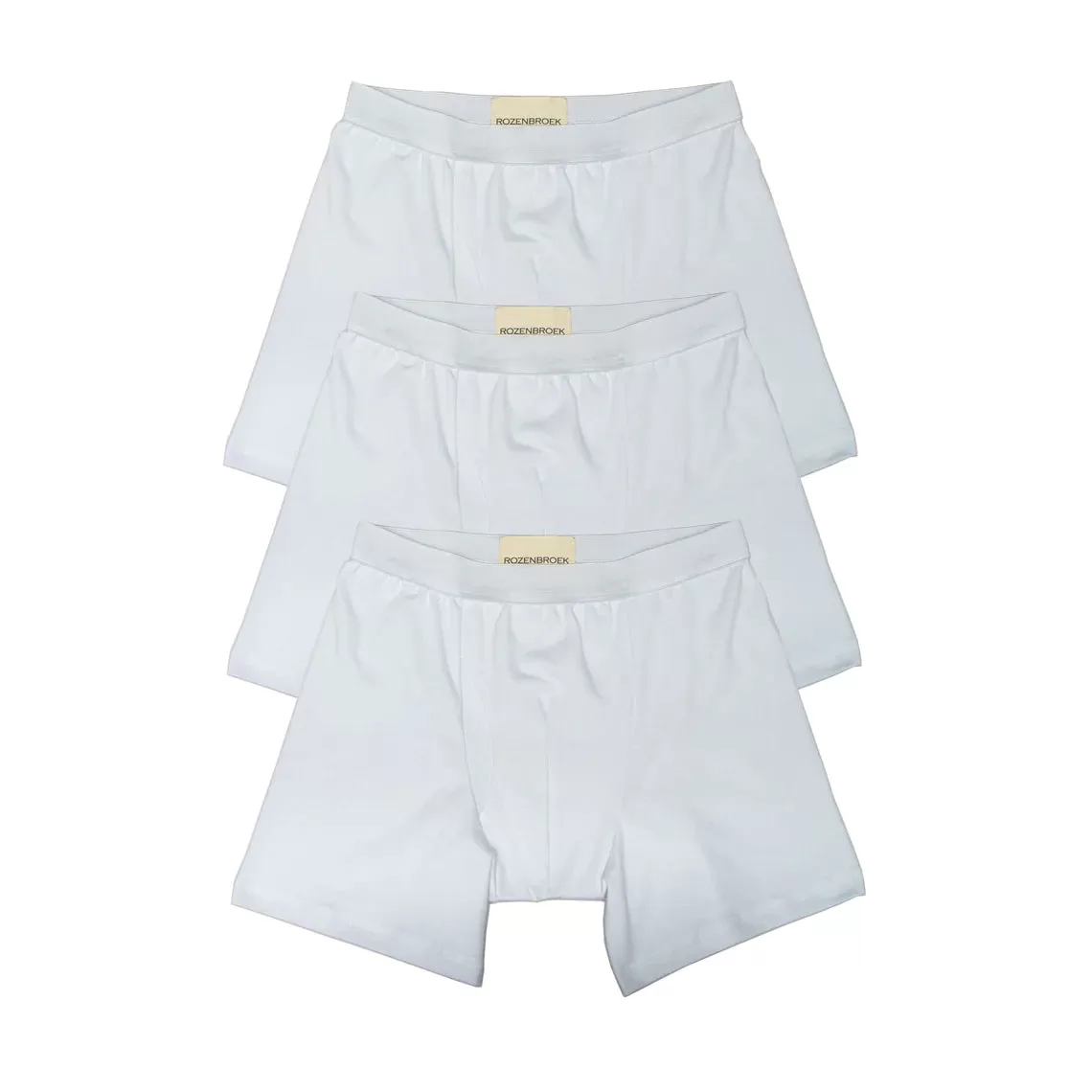 Organic Bamboo Jersey Boxer-Short in White