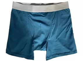 Organic Jersey Boxer-Short in Teal Blue