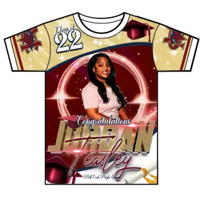 "Robyn" Custom Designed Graduation 3D shirt