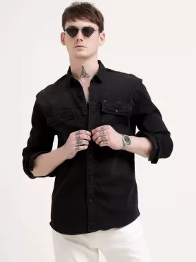 Storm black denim shirt