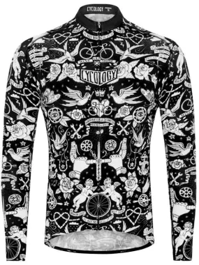 Velo Tattoo Lightweight Long Sleeve Summer Jersey