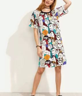 WOMEN QUIRKY CORLORFUL SLEEPWEAR